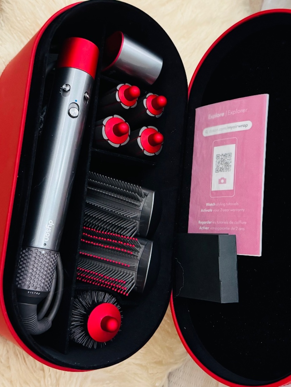 Dyson Airwrap Limited Edition Red - EUC LIKE NEW